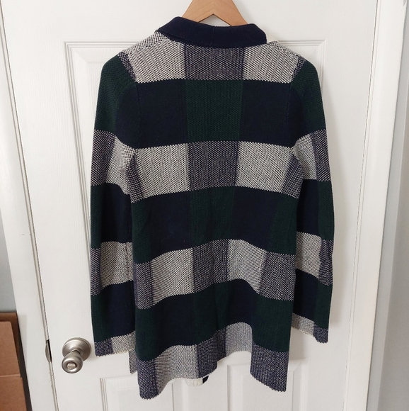 Modcloth Simply Suggly Plaid Cardigan, Size M - Picture 4 of 6